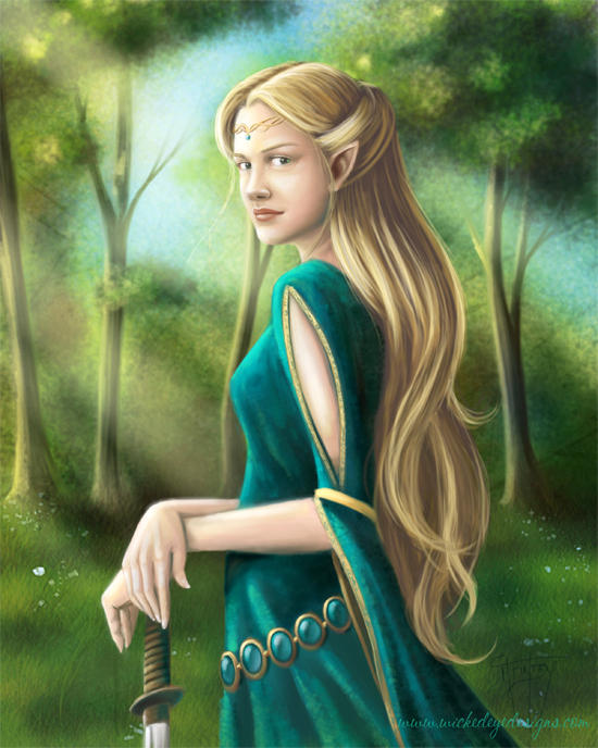 Elf Girl by Mercuralis