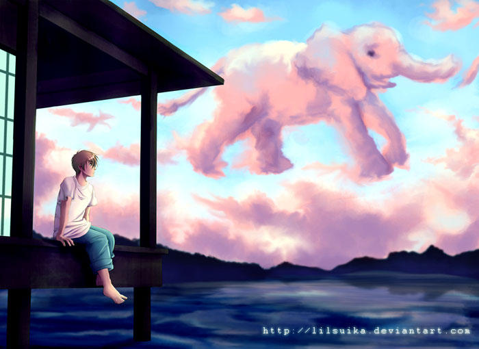 Pink Elephant by lilsuika