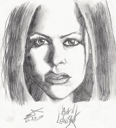 Avril Lavigne some old drawing.