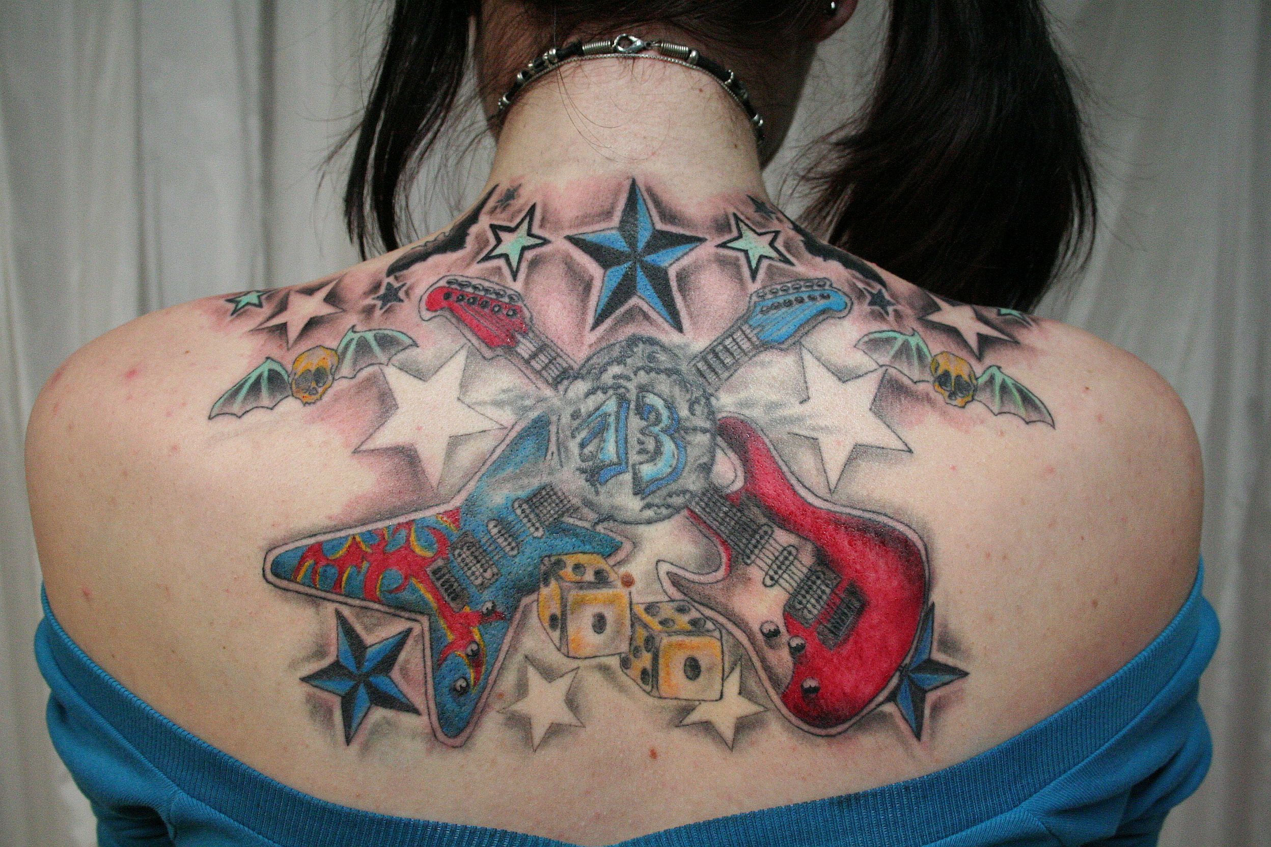 tattoo star moon