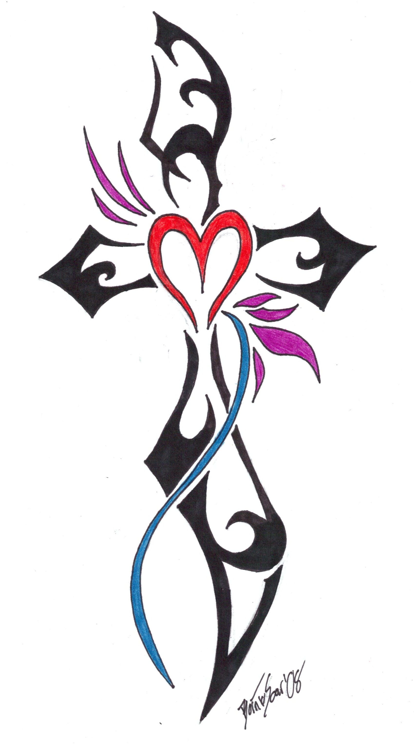 Christian Cross Tattoos Designs