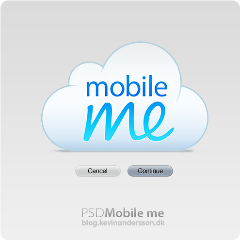 PSD: Mobile Me button styles