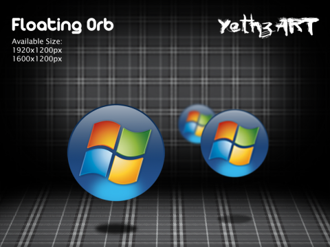 wallpaper xp vista. Floating Windows Vista Orb